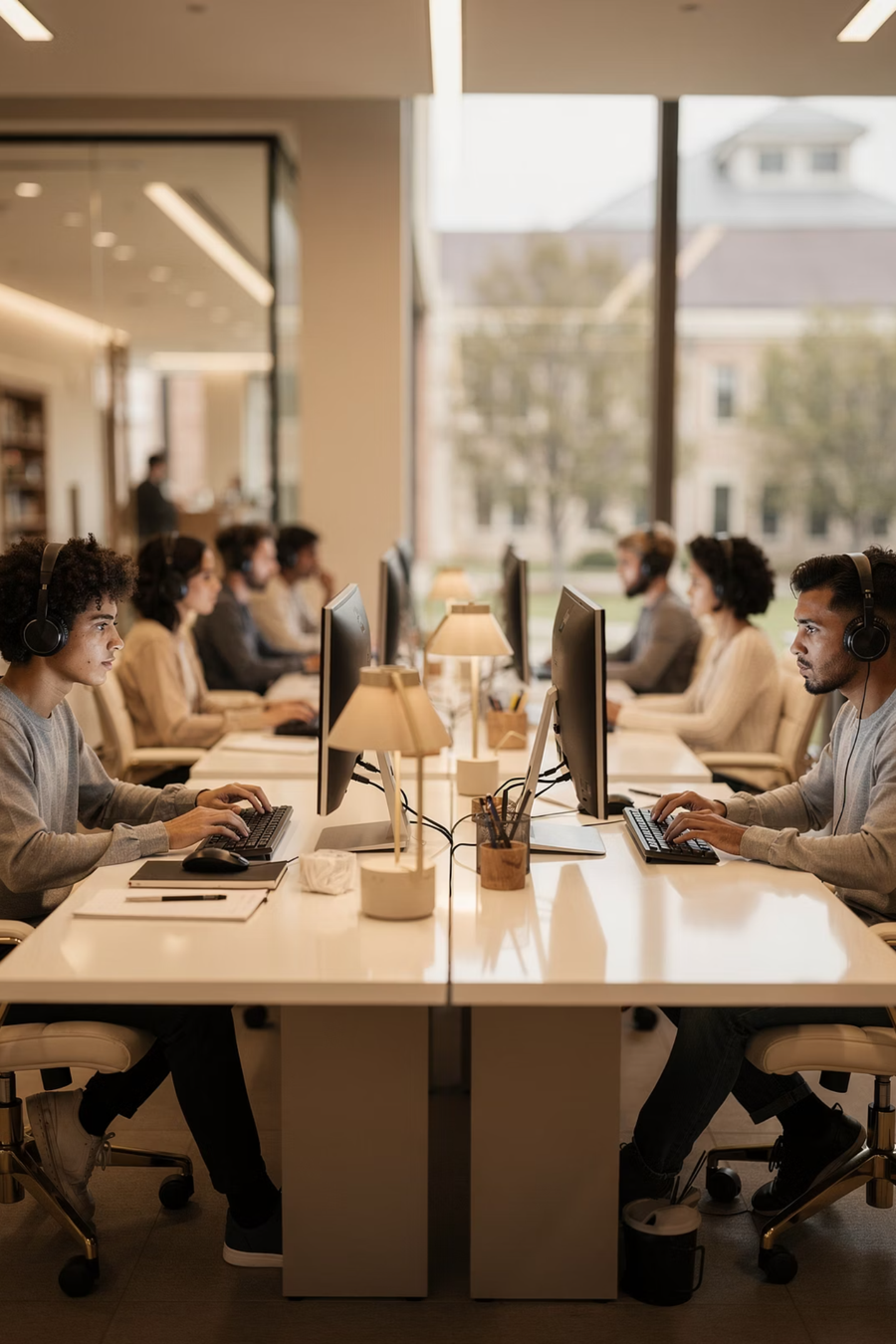 Enterprise hiring and compliance-oriented visual